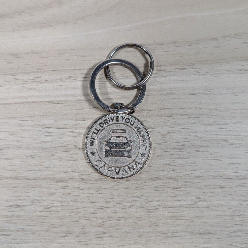 Carvana Keychain We'll Drive You Happy Advertising Keychain